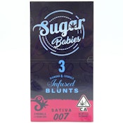 007 3.5g 3 Pack Infused Blunt Pre-Roll - Sugar Baby