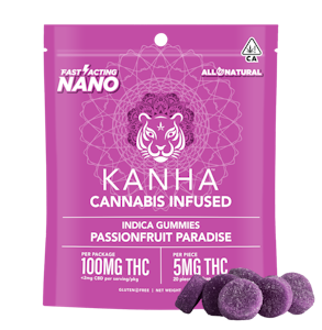 KANHA - Kanha NANO - 100mg Gummies - Passionfruit Paradise