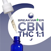 [MED] Breakwater | CBN:THC 1:1 | MCT Tincture 350mg