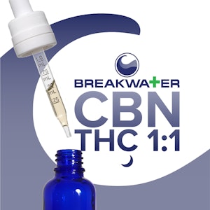 Breakwater - [MED] Breakwater | CBN:THC 1:1 | MCT Tincture 100mg