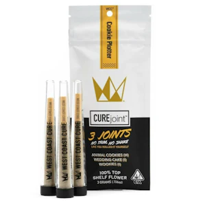 West Coast Cure - West Coast Cure - Cookie Platter - 3pk PreRolls