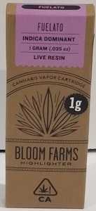 Bloom Farms - Bloom Farms Fuelato LR 1g Cart