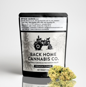 Back Home Cannabis Company - Back Home Cannabis Company - Space Queen - 3.5g