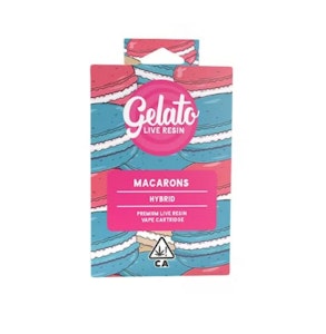 Gelato - GELATO: Macarons 1g Live Resin Vape Cart (H)