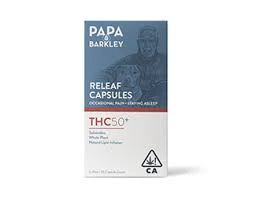 Papa & Barkley - Papa and Barkley - Edibles - Capsules - 50THC - 20ct Main Image