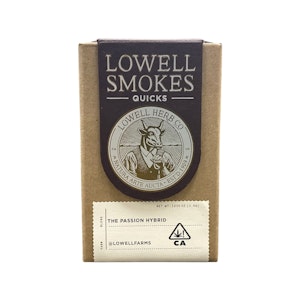 LOWELL HERB CO - LOWELL QUICKS: THE PASSION HYBRID 3.5G PRE-ROLLS 10PK