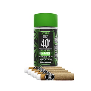 STIIIZY - Stiiizy Strawnana Mini Blunt 5-Pack 2.5g