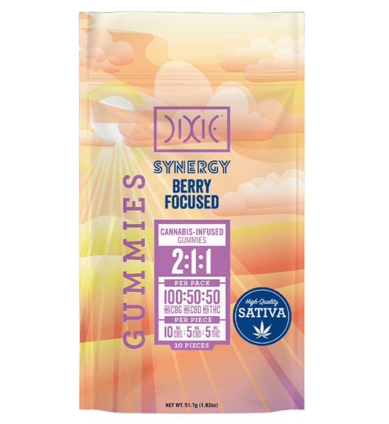 Synergy Berry Focused 200mg 2:1:1 Gummies - Dixie - Premium Cannabis -  Enjoy the Farm PR Farms