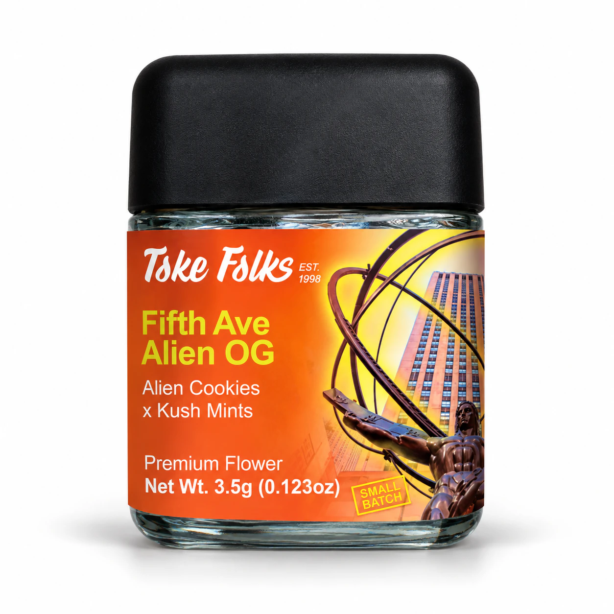 Toke Folks - Toke Folks | 3.5g Jar | Fifth Ave. Alien OG Main Image