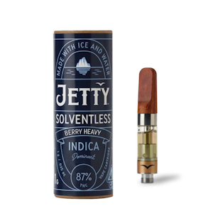 Jetty Extracts - .5g Berry Heavy Solventless (510 thread) Cartridge - Jetty Extracts