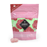 120mg CBD 5:1 Sparkling Strawberry Rose Gummies (5mg CBD, 1mg THC - 20pack) - Garden Society