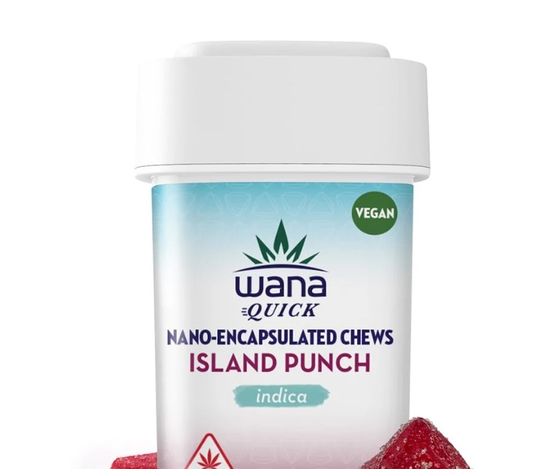 [REC] Wana | Fast Acting | Island Punch | 10pk/100mg Soft Chews