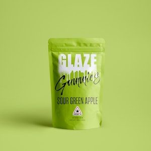 GLAZE - Glaze | Sour Green Apple | Gummy | 100mg [10pc]