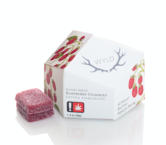 WYLD - Raspberry Gummies, 10 pack