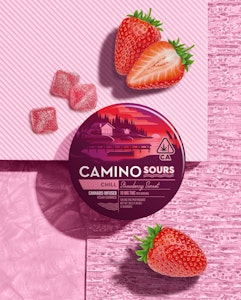 Camino - Sour Strawberry Sunset | 100mg Gummies | Camino
