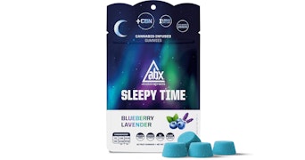 ABX - Blueberry Lavender 2:1 THC:CBN Sleepy Time Solventless Gummies - 150mg