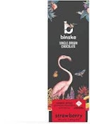 Binske Chocolate Bar 100mg Strawberry $18