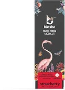 Binske - Binske Chocolate Bar 100mg Strawberry