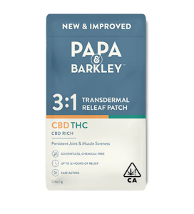 Papa & Barkley - Papa & Barkley Releaf Patch 3:1 CBD:THC 30mg