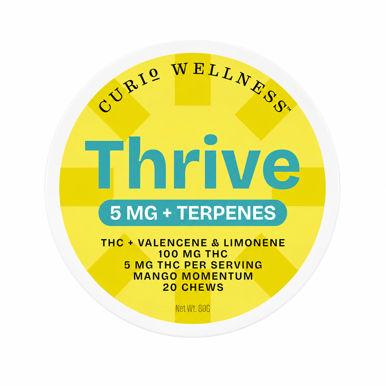 Curio Wellness™ - Curio | Thrive | Mango Momentum | Chews | 20-Pack Main Image