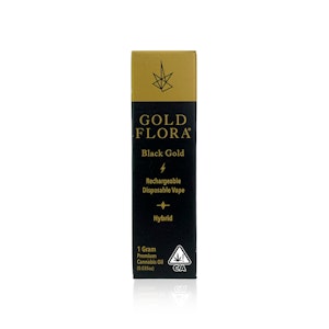 GOLD FLORA - GOLD FLORA - Disposable - Durban Poison - Black Gold - 1G