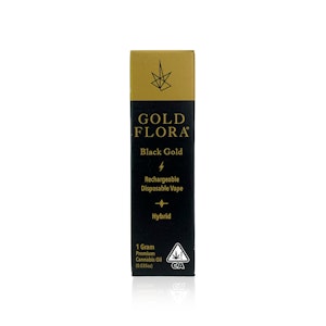 GOLD FLORA - GOLD FLORA - Disposable - Durban Poison - Black Gold - 1G