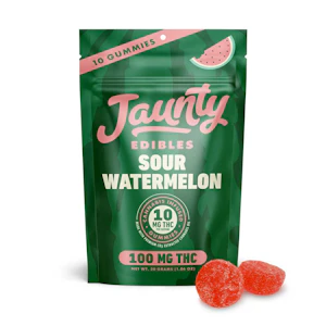 Jaunty - Jaunty - Sour Watermelon - Gummies-10pack