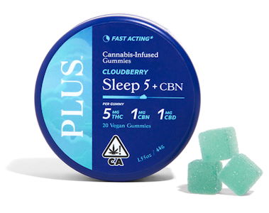 PLUS - PLUS Sleep Cloudberry Gummies 5:1:1 100mg