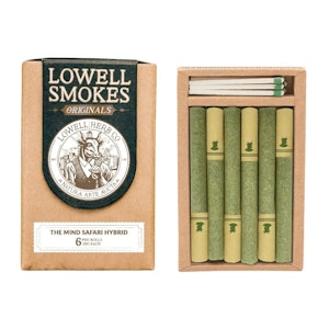 Lowell Smokes - LOWELL HERB CO | Mind Safari | .6G 6 Pk Joints