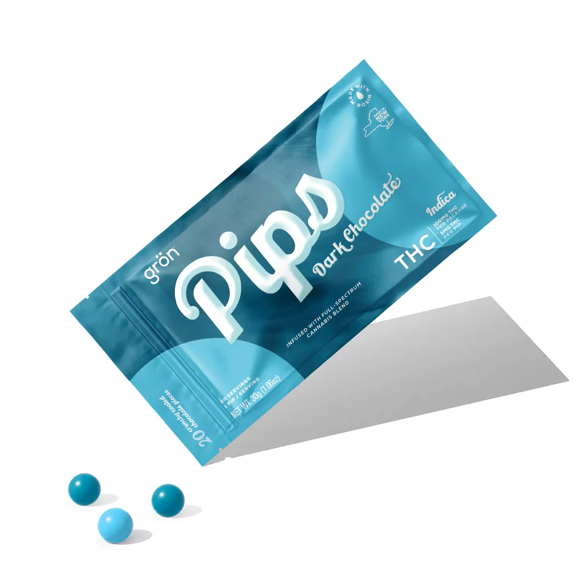 Grön - Grön | Pips | Dark Chocolate | 100mg | 20pk Main Image