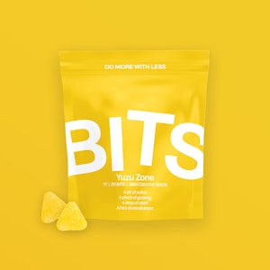 BITS - Yuzu Zone 1:1 CBG:THC Gummies 20pk - 100mg
