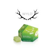 WYLD Edibles - Sour Apple Gummies - Sativa Enhanced - (10 x 10mg) 100mg