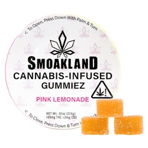 Smoakland - Pink Lemonade Gummies 100mg
