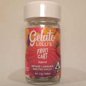 Fruit Cart Lollis Infused Pre-rolls 5pk 2.5g - Gelato