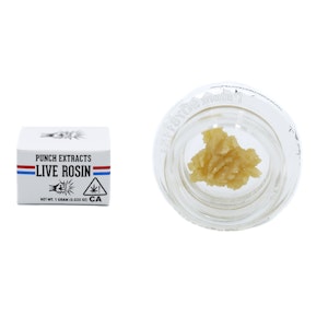 Punch Edibles & Extracts - 1g GMO Cold Cured Live Rosin Badder - Punch Extracts