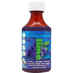 Blue Raspberry | 1000mg Syrup | Lime