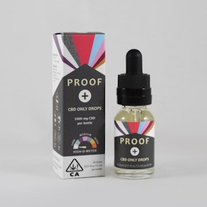 PROOF - Proof - Tincture - CBD ONLY 1000MG 15ML