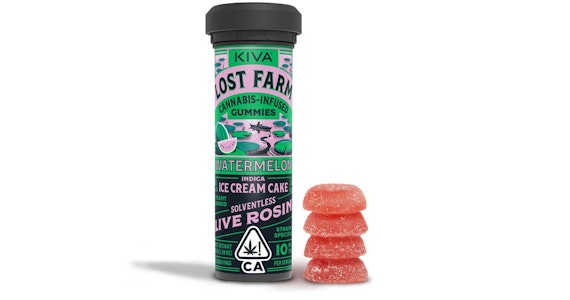 LOST FARM - Lost Farm - Watermelon Ice Cream Cake Live Rosin Gummies - 100mg