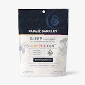 PAPA & BARKLEY: Blackberry Elderberry Sleep Releaf Gummies 2:4:1 (CBD:THC:CBN) 20-Piece/100mg 