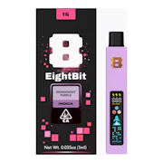 8Bit | Granddaddy Purple | Live Rosin Infused All-In-One Vape | 1g