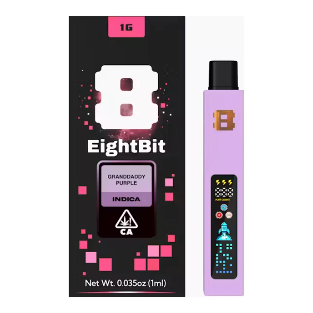 8Bit - 8Bit | Granddaddy Purple | Live Rosin Infused All-In-One Vape | 1g Main Image