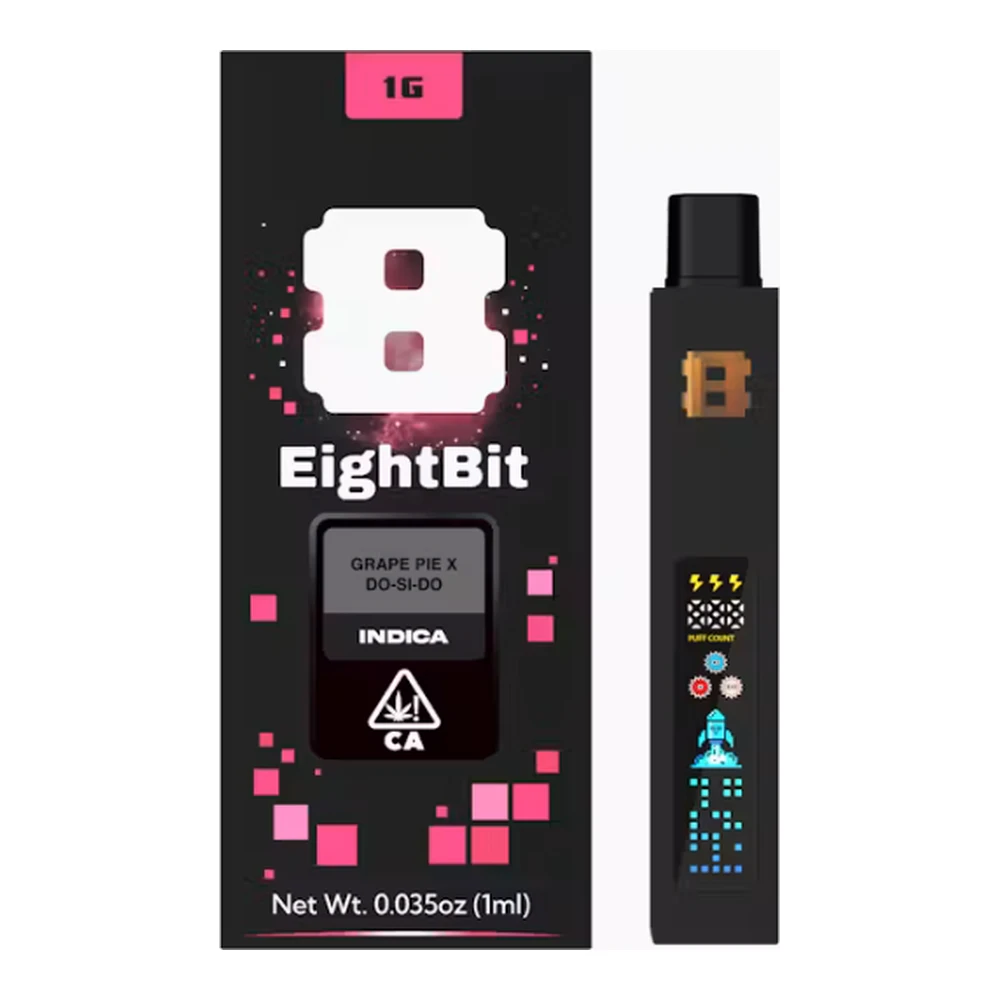 8Bit - 8Bit | Grape Pie x Do Si Do | Live Rosin Infused All-In-One Vape | 1g Main Image