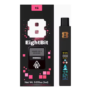 8Bit | Grape Pie x Do Si Do | Live Rosin Infused All-In-One Vape | 1g