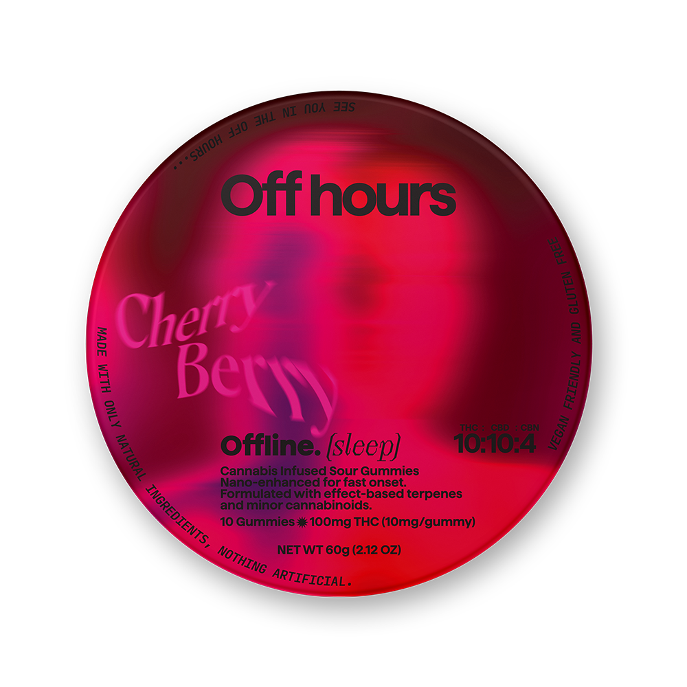 OFFHOURS | Sour Cherry Berry (Offline) 10pk - 100mg Edible
