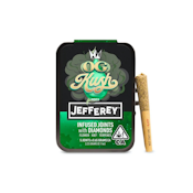 OG Kush (I) | .65g 5pk Diamond Infused Jefferey Prerolls | West Coast Cure