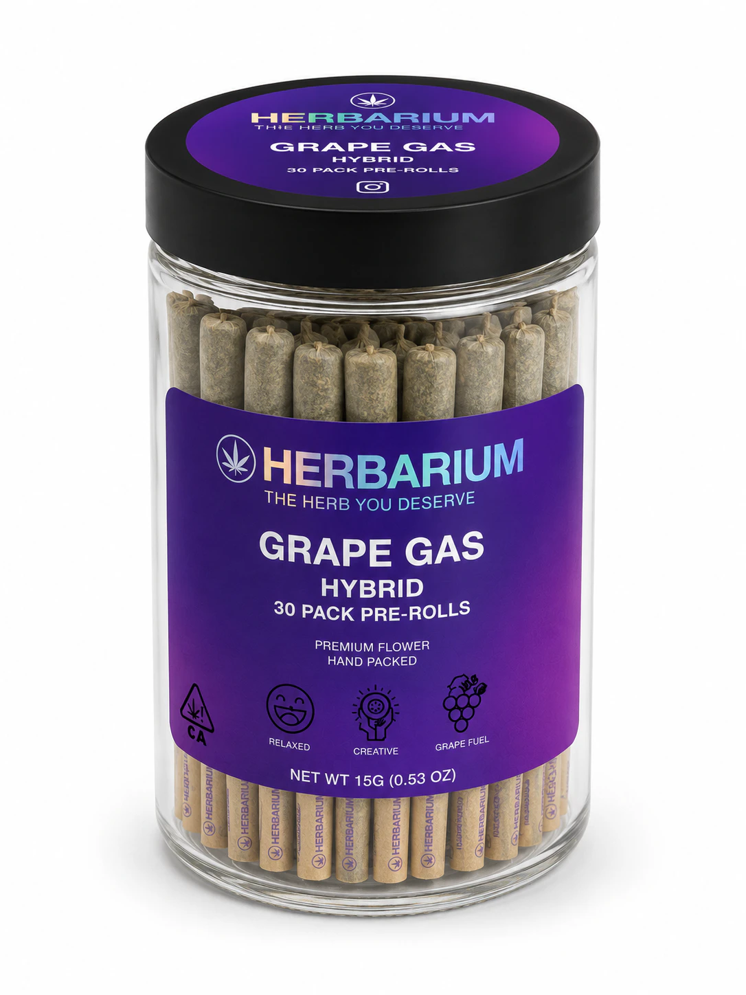 Herbarium - Herbarium | Grape Gas | Hybrid 30 Pack Pre-rolls Main Image