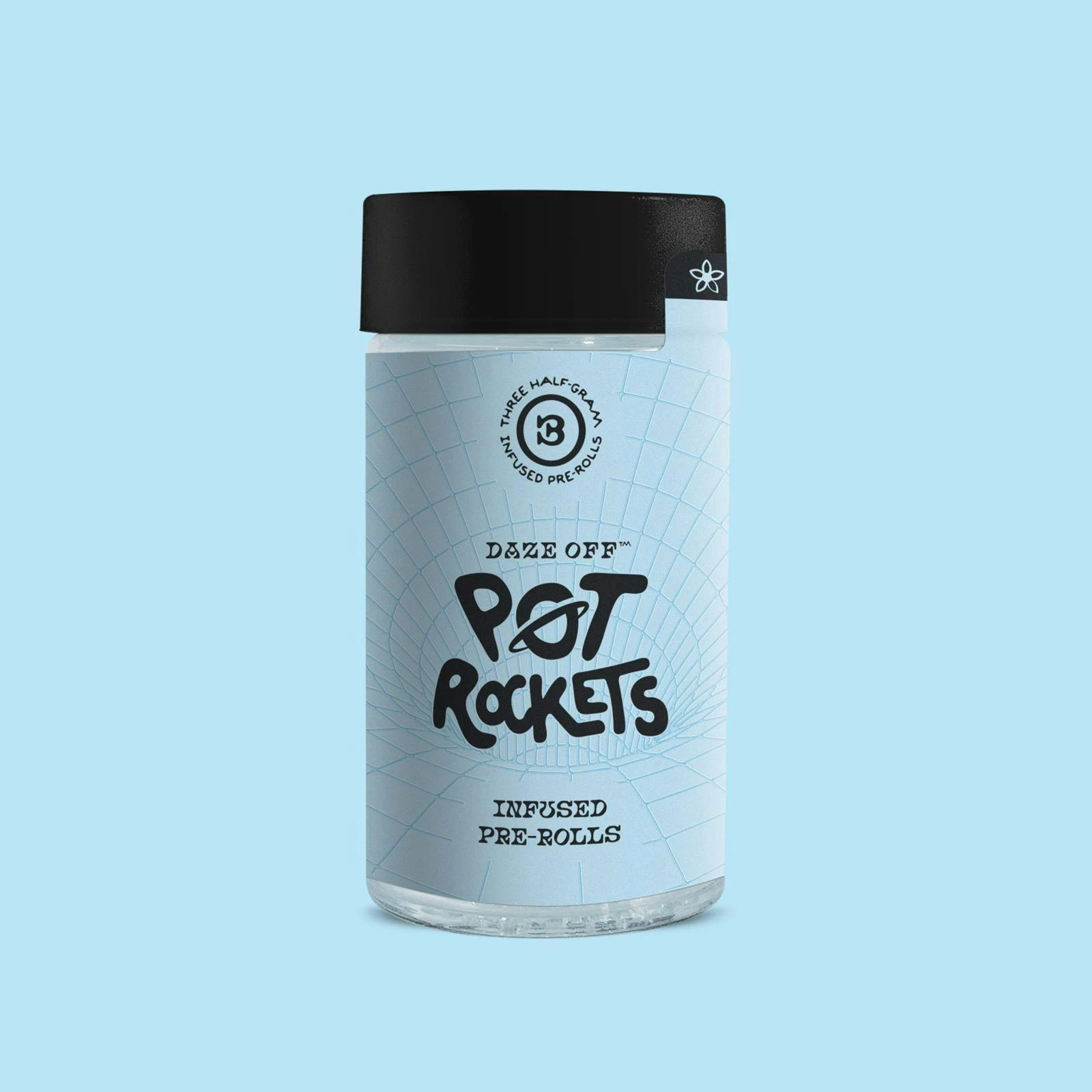 Daze Off - Daze Off - Pot Rockets - 0.5g 5pk (2.5g) Infused Pre-Roll Pack - Purple Kush Main Image