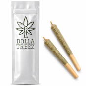 Dolla Treez | Knock Berry Kush | Premium Indoor | Preroll | 2pk 2.4g