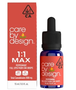 CARE BY DESIGN - [Care By Design] CBD Tincture - 15mL - 1:1 MAX 
