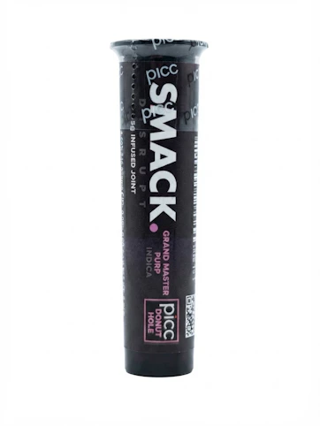 Picc - Grand Master Purp -Indica-34.6 %THC | .5g (Infused Pre-Roll) | Smack By Picc  -N9 MID 3